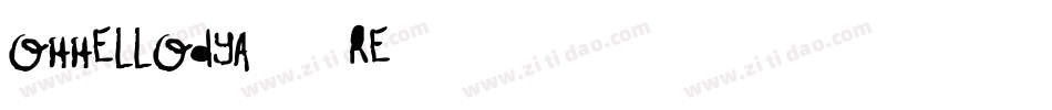 OhHelloDya-18Re字体转换