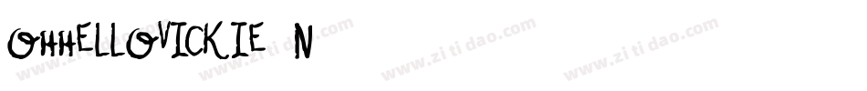 OhHelloVickie-n341字体转换