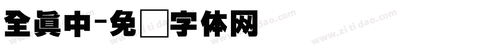 全真中字体转换