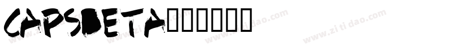 CapsBeta字体转换