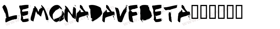 LemonadaVFBeta字体转换