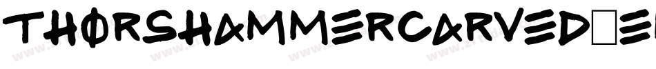ThorsHammerCarved-eMDe字体转换