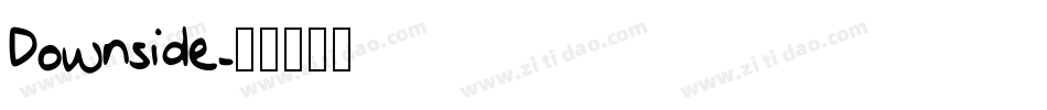 Downside字体转换