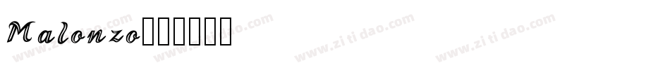 Malonzo字体转换
