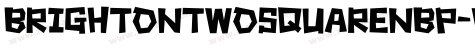 BrightontwoSquareNbp-wvB8字体转换