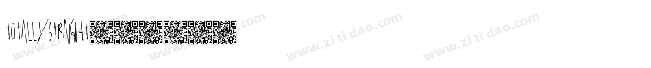 TotallyStraight字体转换