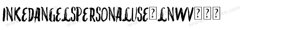 InkedAngelsPersonalUse-lnWV字体转换