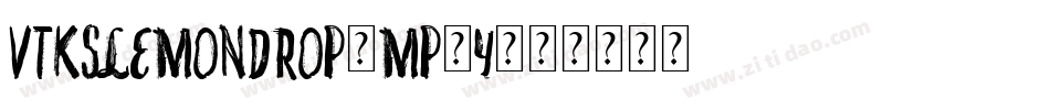 VtksLemonDrop-Mp0Y字体转换