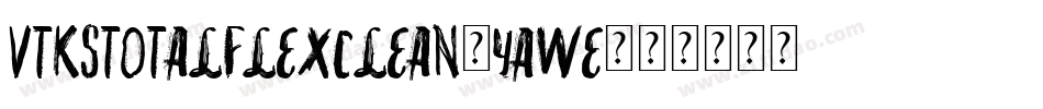 VtksTotalflexclean-yAwe字体转换