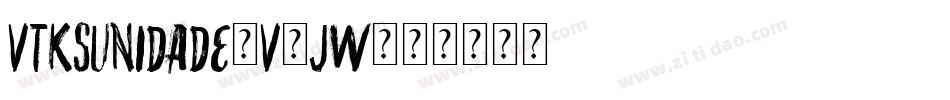 VtksUnidade-V8jw字体转换
