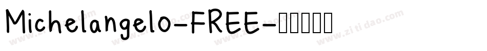 Michelangelo-FREE字体转换