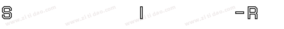 Square40Inline-Regular字体转换