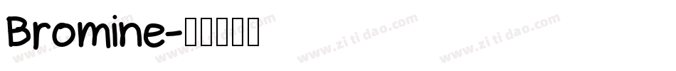 Bromine字体转换