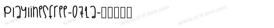 PlaylinesFree-o71a字体转换