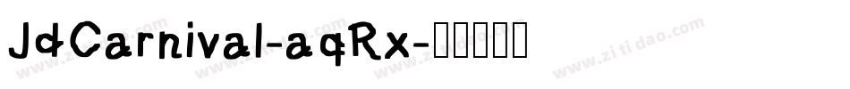 JdCarnival-aqRx字体转换