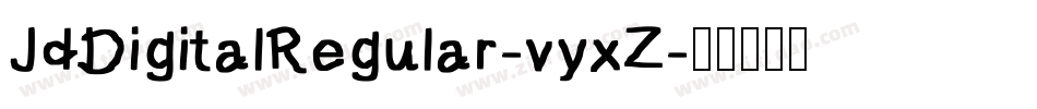 JdDigitalRegular-vyxZ字体转换