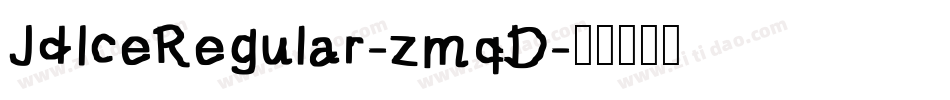 JdIceRegular-zmqD字体转换