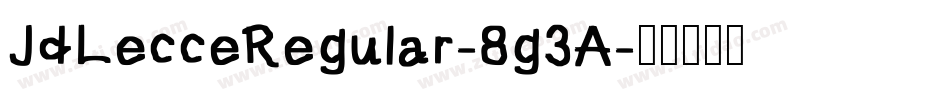 JdLecceRegular-8g3A字体转换
