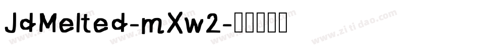 JdMelted-mXw2字体转换