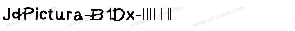 JdPictura-B1Dx字体转换