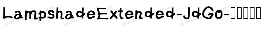 LampshadeExtended-JdGo字体转换