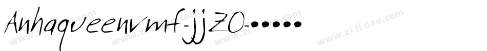 Anhaqueenvmf-jjZO字体转换
