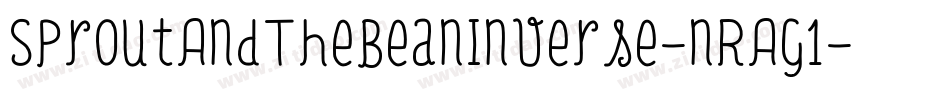 SproutAndTheBeanInverse-nRAg1字体转换