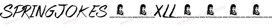 SpringJokes-9xLL字体转换