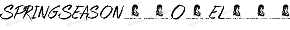 SpringSeason-2O1el字体转换