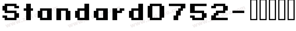 Standard0752字体转换