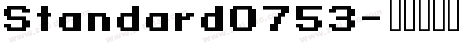 Standard0753字体转换
