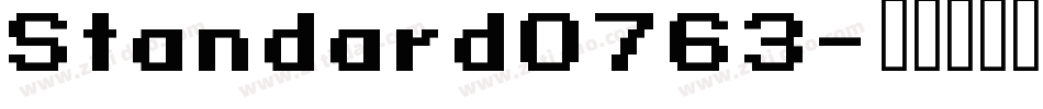 Standard0763字体转换