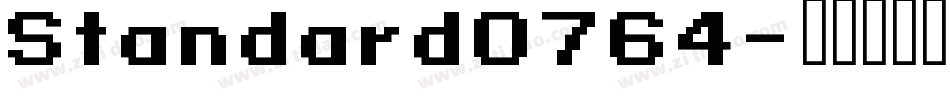 Standard0764字体转换