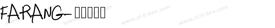 FARANG字体转换