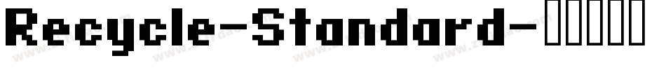 Recycle-Standard字体转换