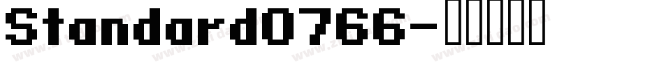 Standard0766字体转换