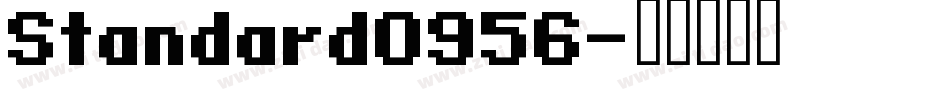 Standard0956字体转换