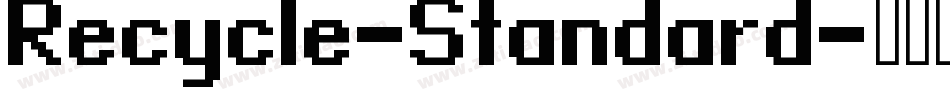 Recycle-Standard字体转换