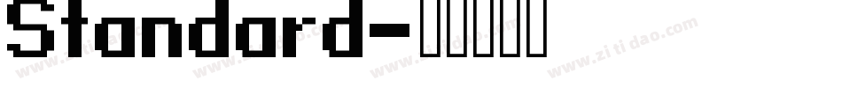 Standard字体转换