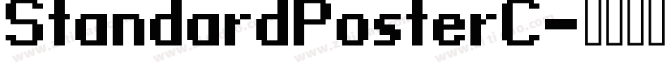 StandardPosterC字体转换