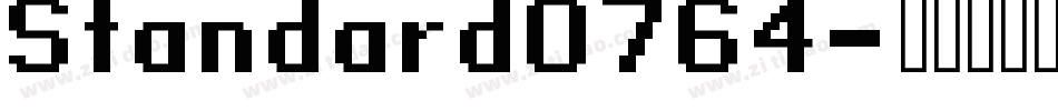 Standard0764字体转换
