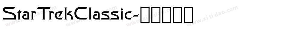 StarTrekClassic字体转换