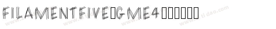 FilamentFive-gMe4字体转换