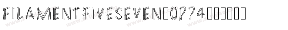FilamentFiveSeven-oPp4字体转换
