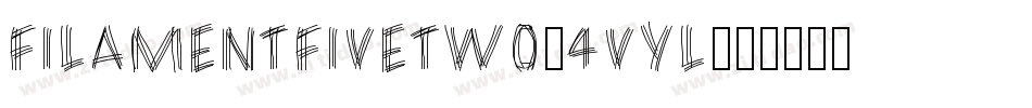FilamentFiveTwo-4vYl字体转换