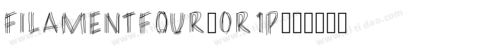 FilamentFour-0r1P字体转换