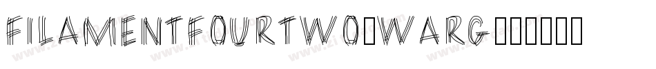 FilamentFourTwo-WarG字体转换