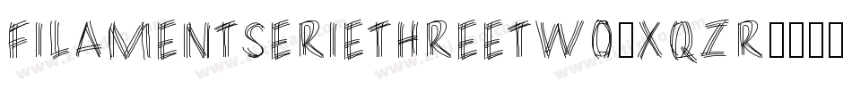 FilamentSerieThreeTwo-xqZr字体转换
