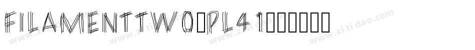 FilamentTwo-pL41字体转换