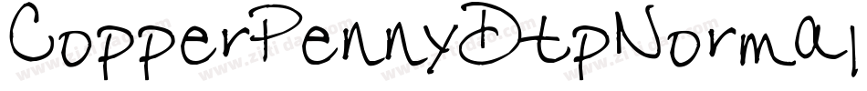 CopperPennyDtpNormal-Zo7Z字体转换